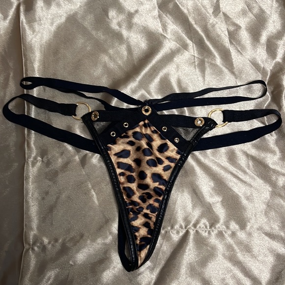 Honey Birdette 3 PC Betty Leopard Set - Picture 3 of 8